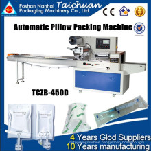 PVC soft bag infusion automatic pillow packing machine TCZB-450D